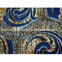 100% cotton african wax printed fabric